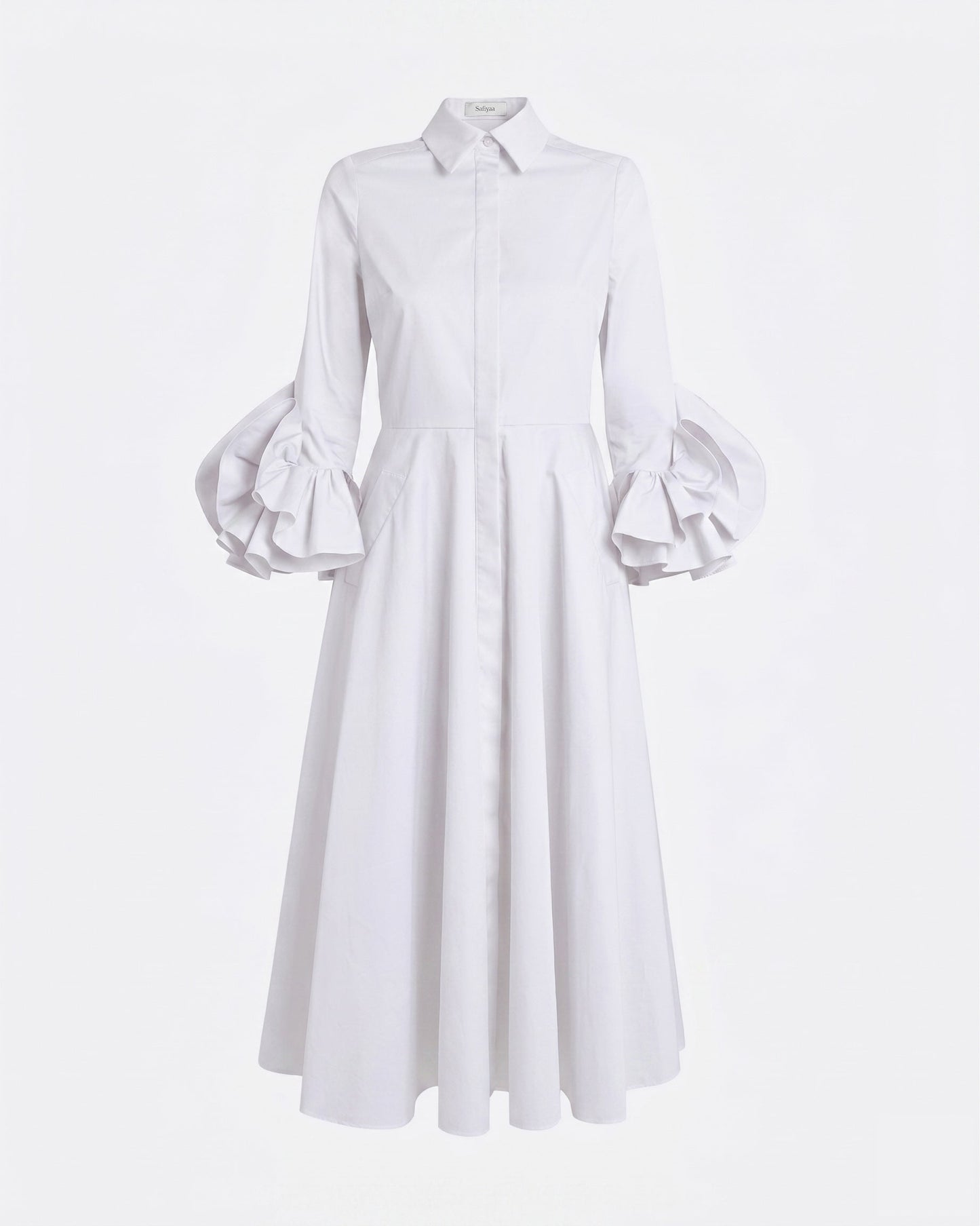 Belisse Midi Dress in Ivory
