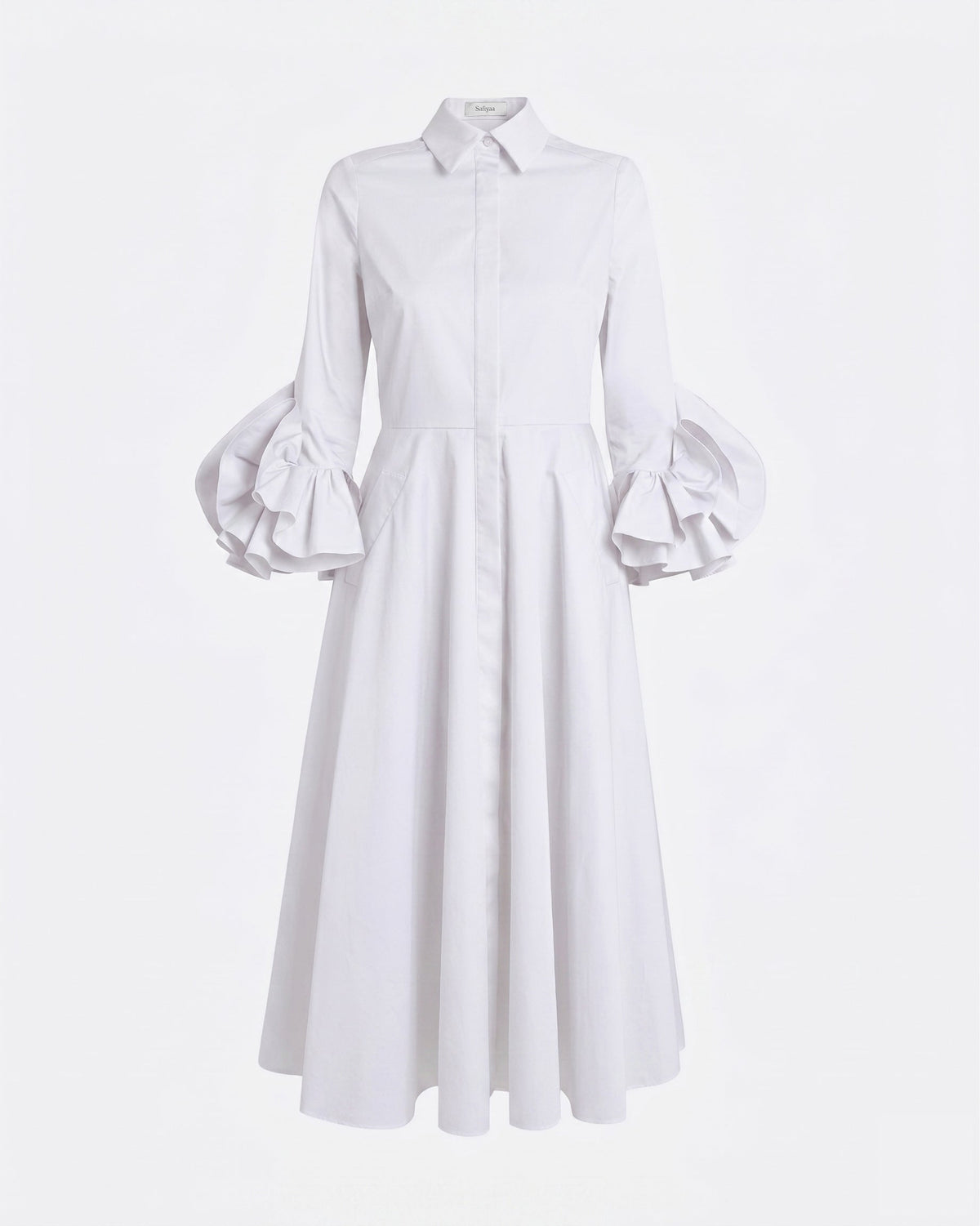 Belisse Midi Dress in Ivory