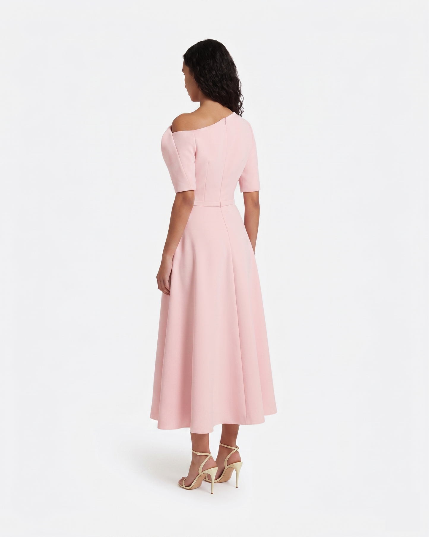 Melinda Midi Dress in Lychee