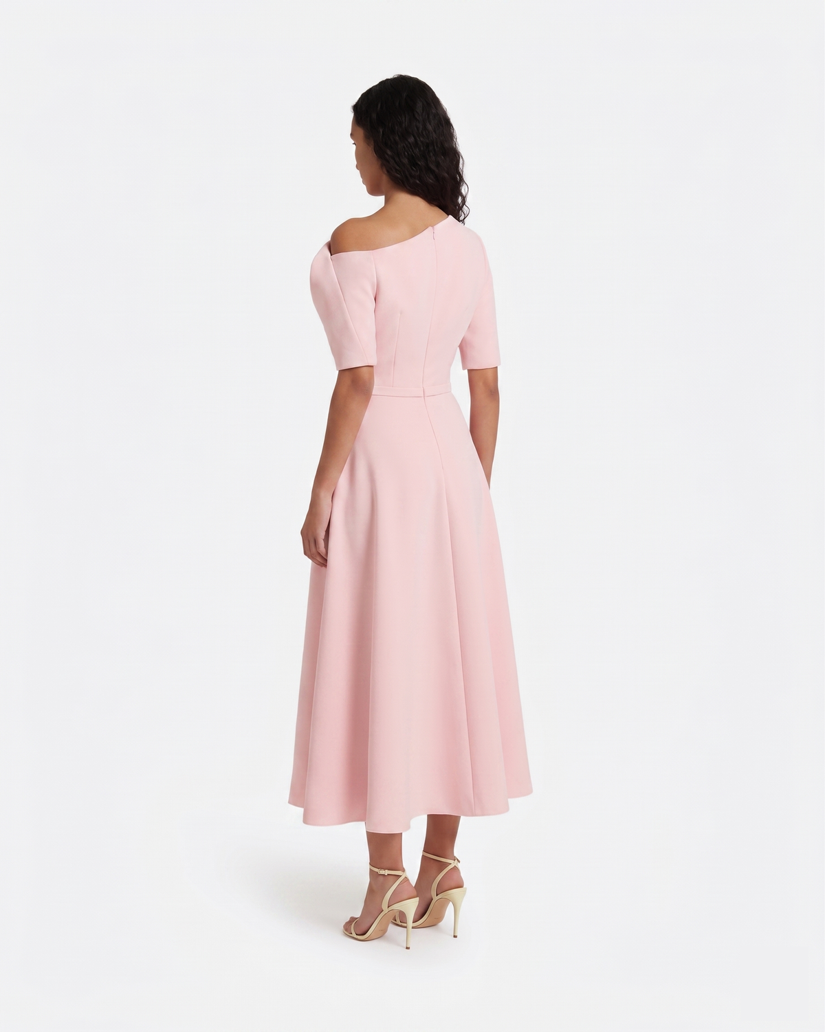 Melinda Midi Dress in Lychee