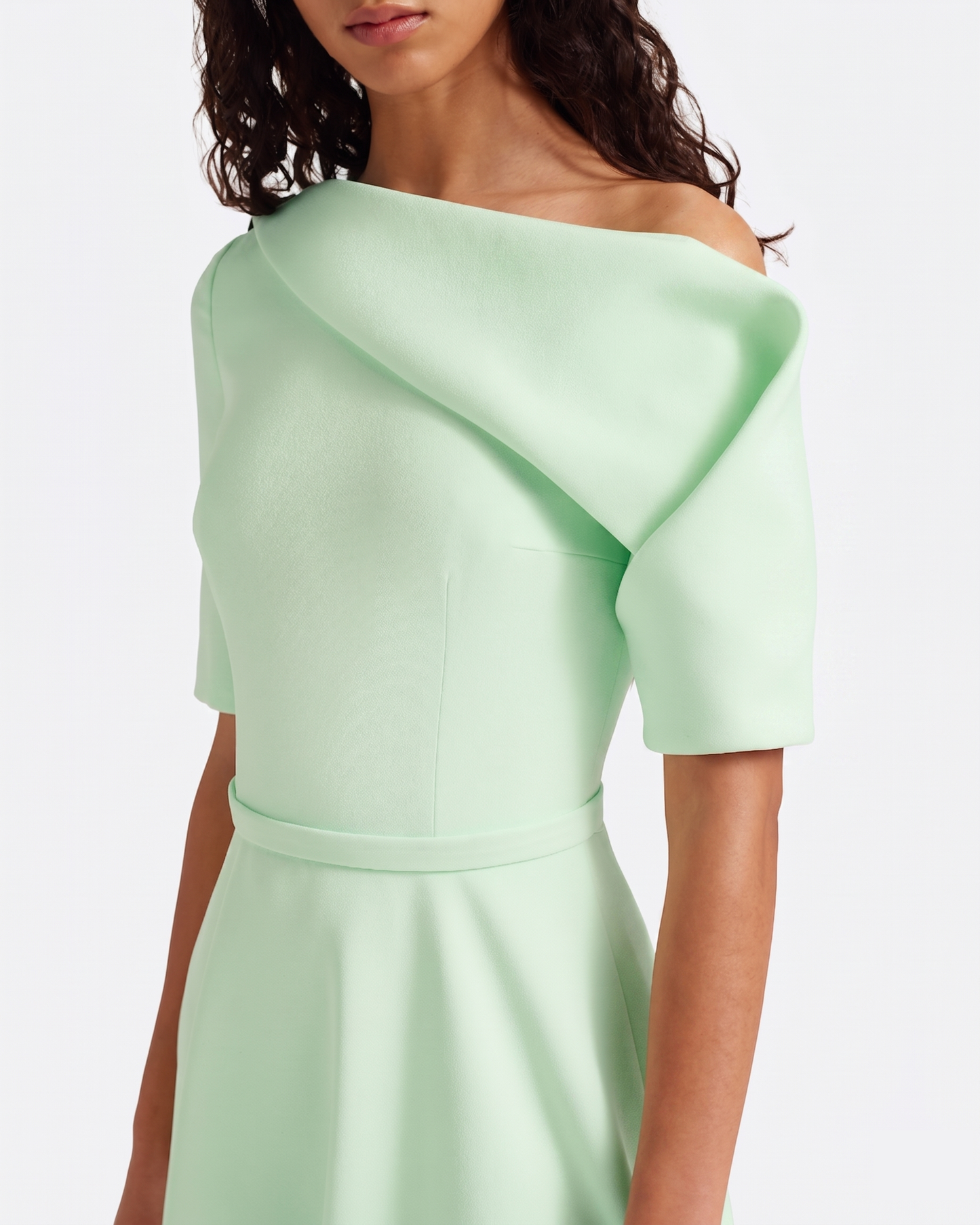 Melinda Midi Dress in Sea Glass