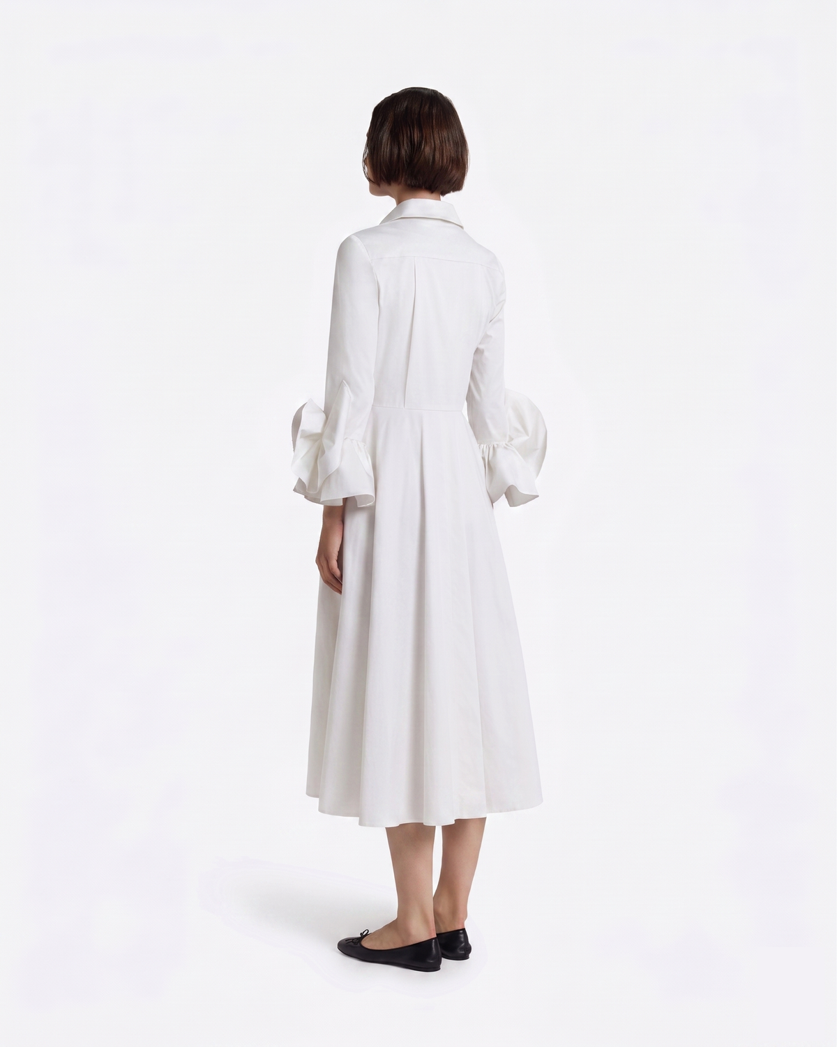 Belisse Midi Dress in Ivory
