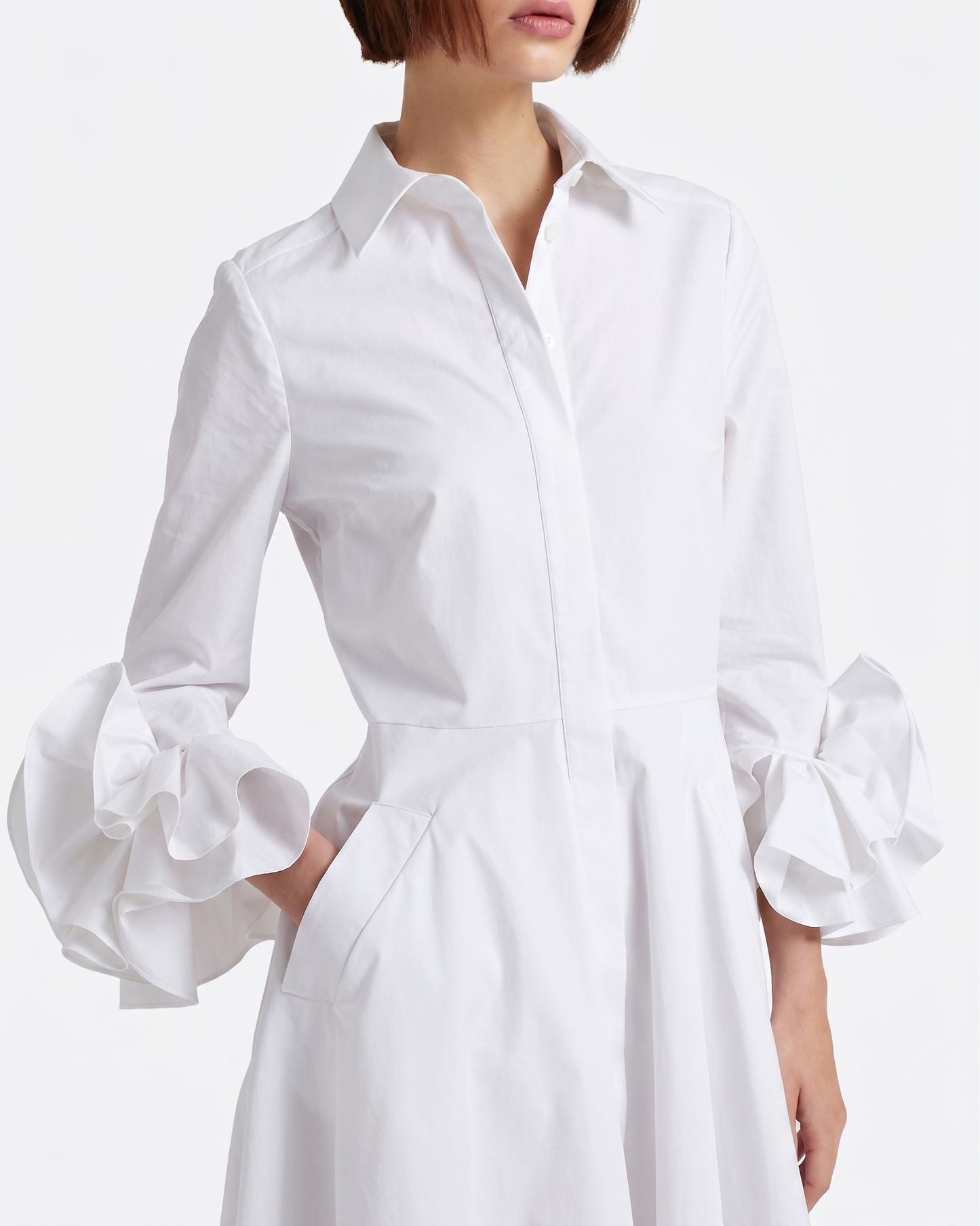 Belisse Midi Dress in Ivory