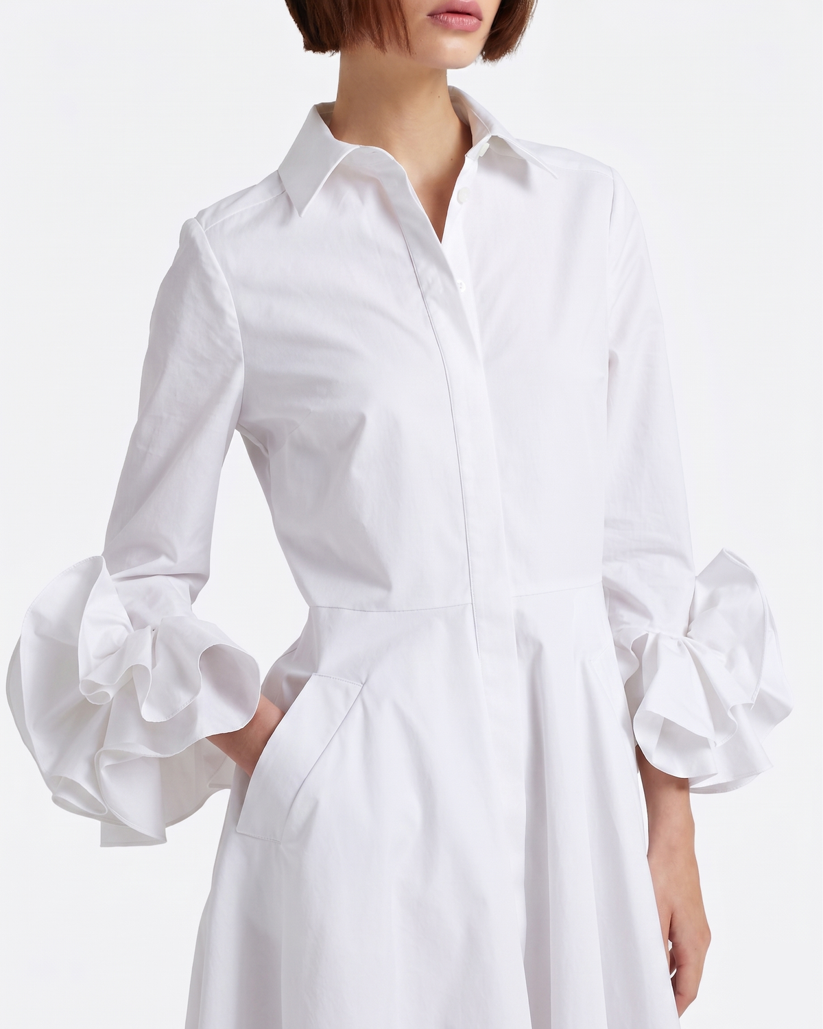 Belisse Midi Dress in Ivory