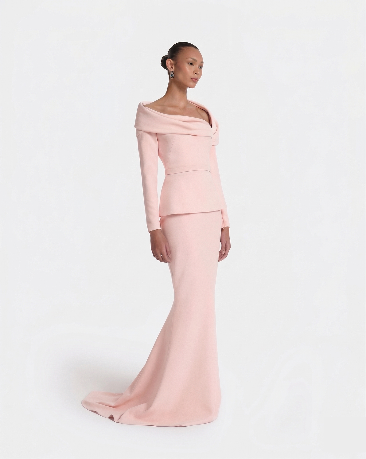 Andra Pale Pink Long Dress