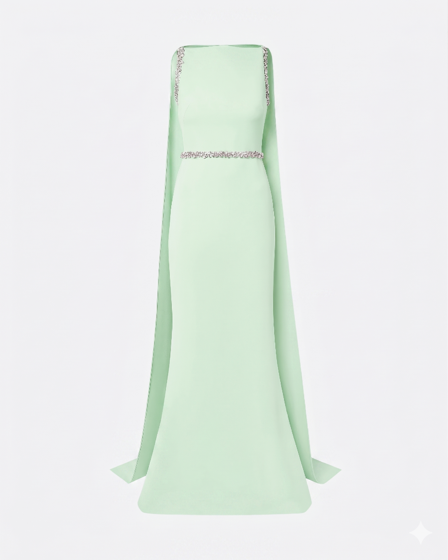 Ginevra Long Dress in Jade