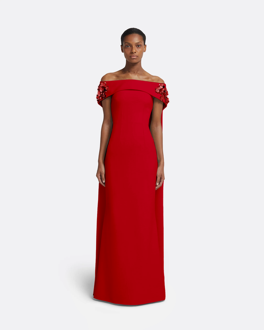 Arabella Harness With Soshin Dress in Crimson