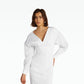 Margaux Ivory Cotton Midi Dress