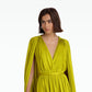 Bianca Chartreuse Long Dress