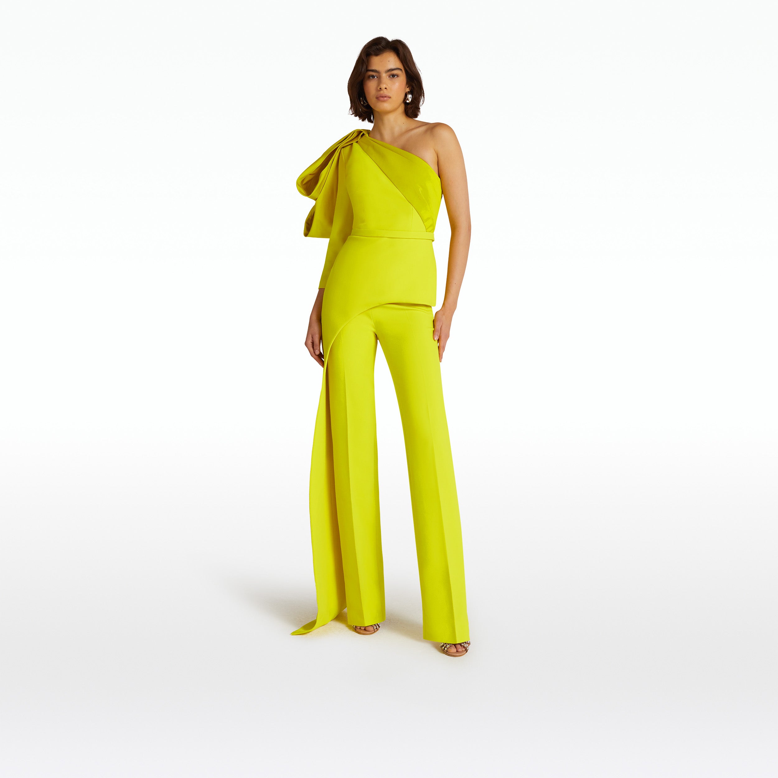Alya Chartreuse Top