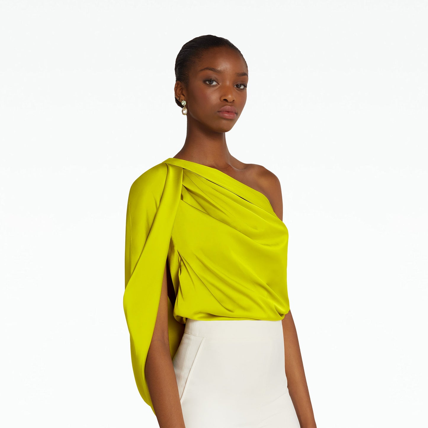 Lise Chartreuse Top