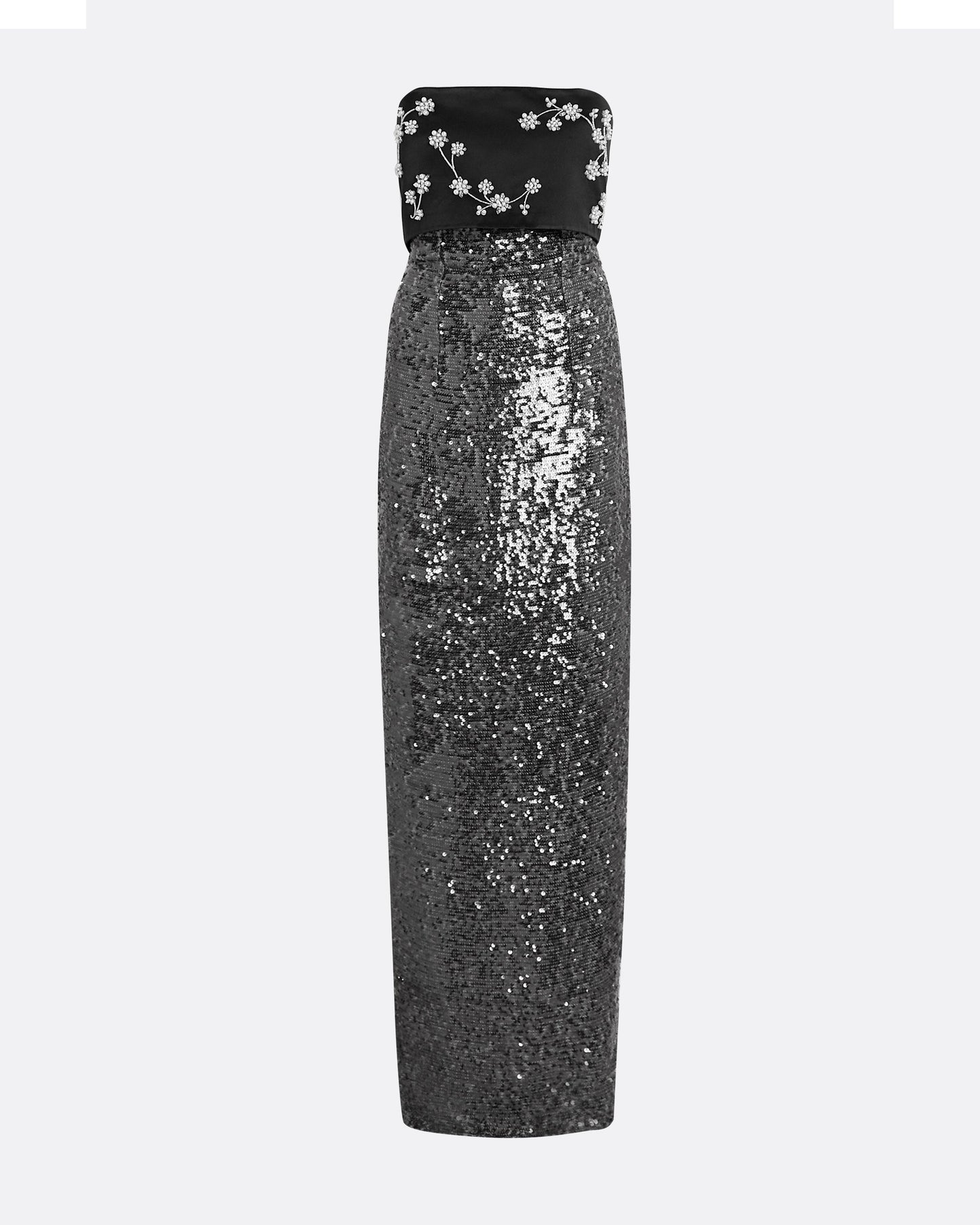 Agyness Smoke Long Dress
