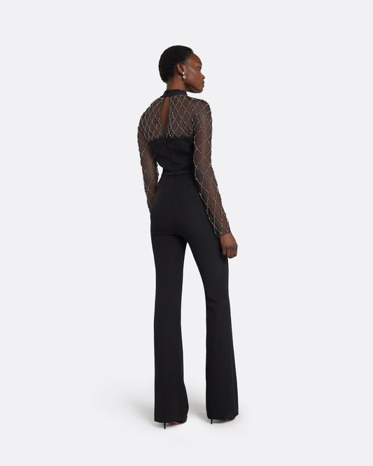 Cat Black Jumpsuit