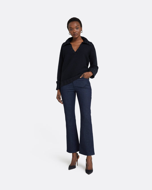 Kratos Navy Knit Top