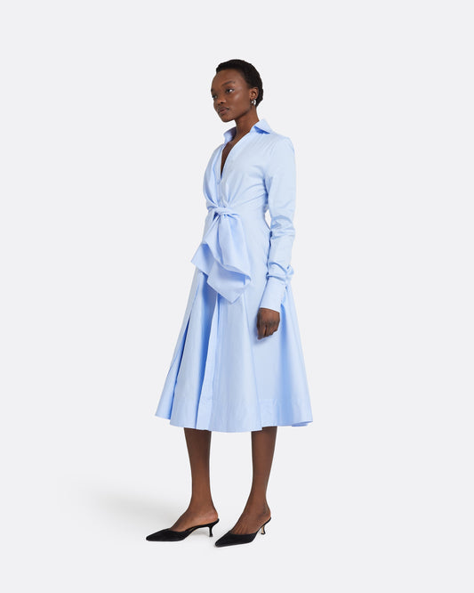 Asteria Soft Sky Cotton Dress