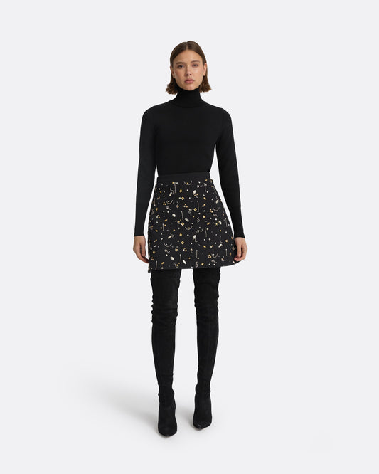 Bronagh Black & Celestial Scatter Skirt