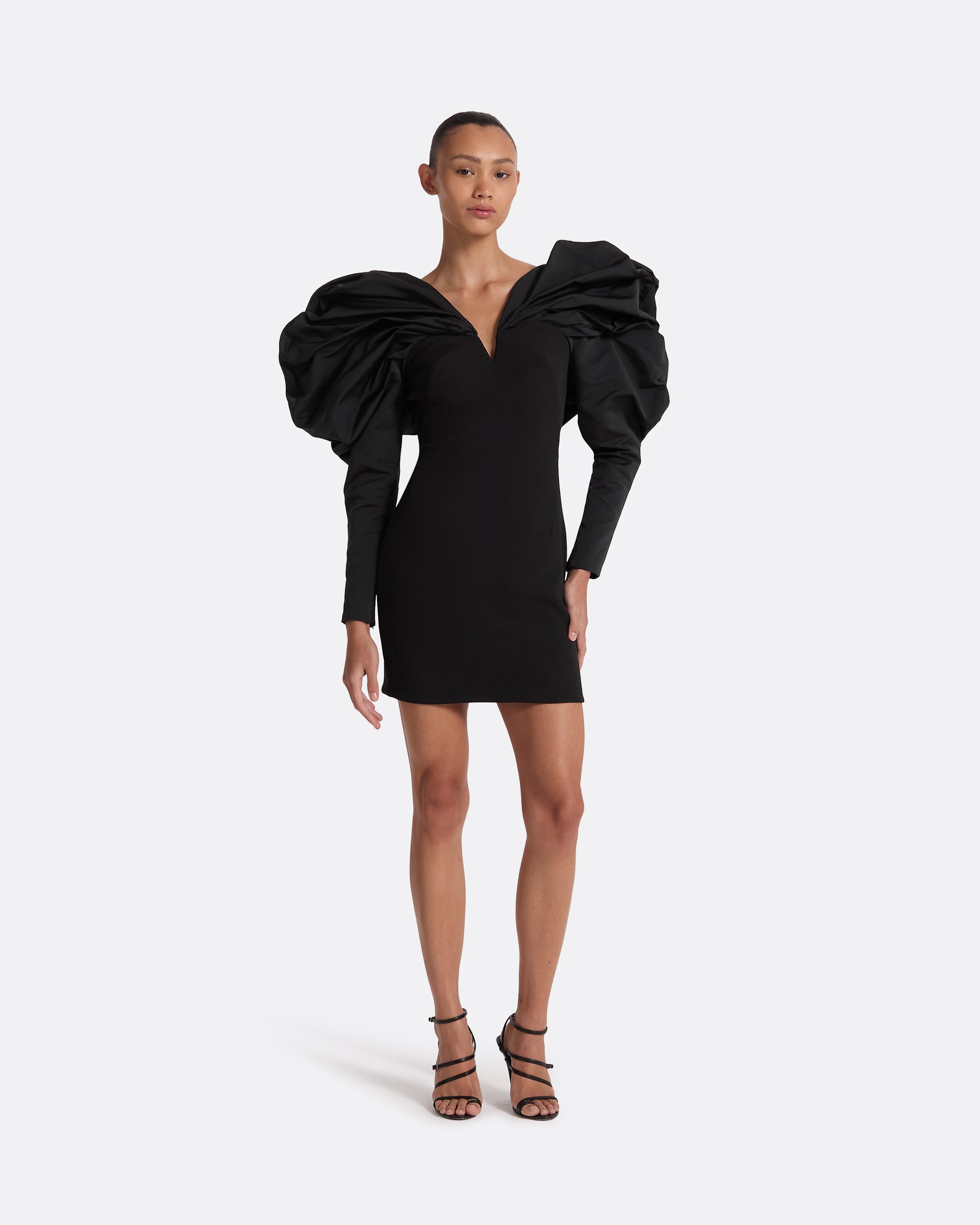 Lenna Black Short Dress