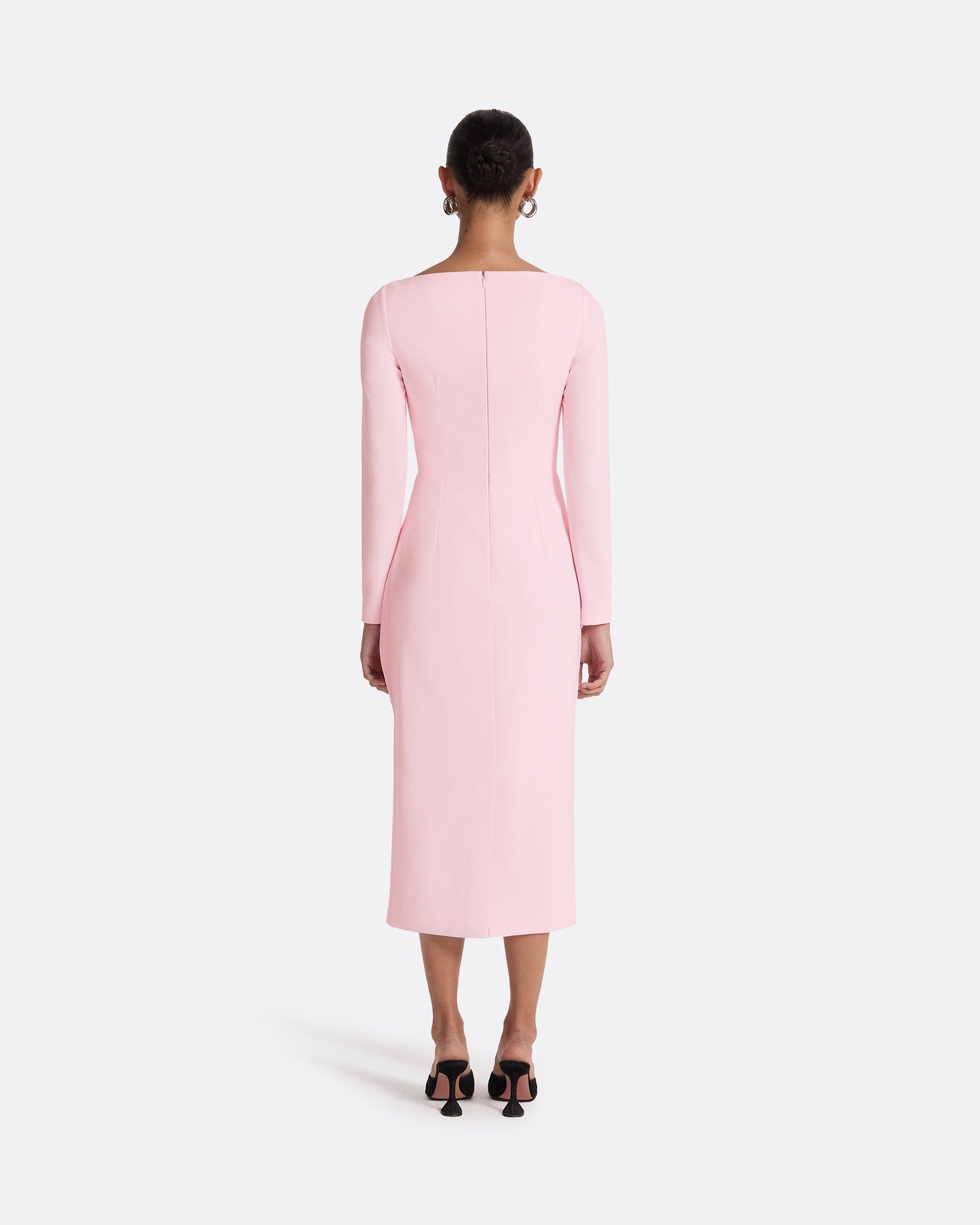 Craina Peony Blush Midi Dress FR36 - US4 - UK8 Craina Peony Blush Midi Dress FR36 - US4 - UK8