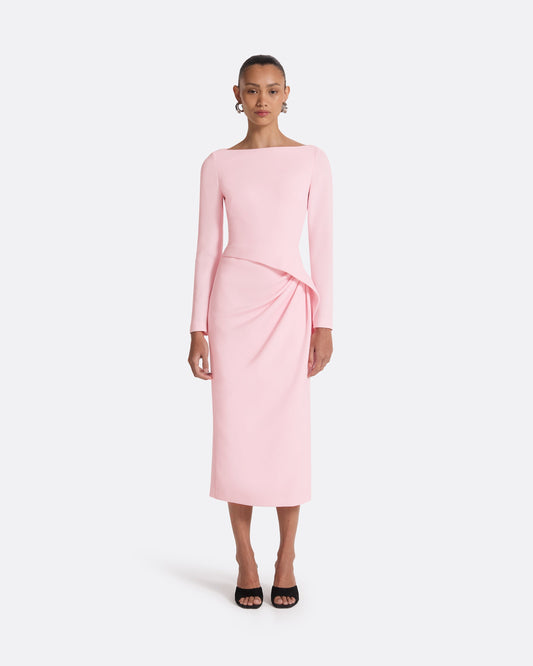 Craina Peony Blush Midi Dress