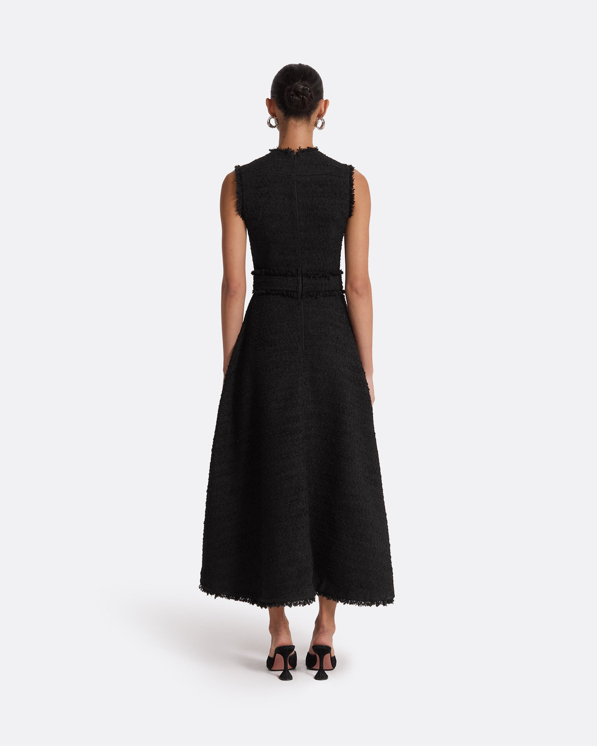 Mary Black Midi Dress