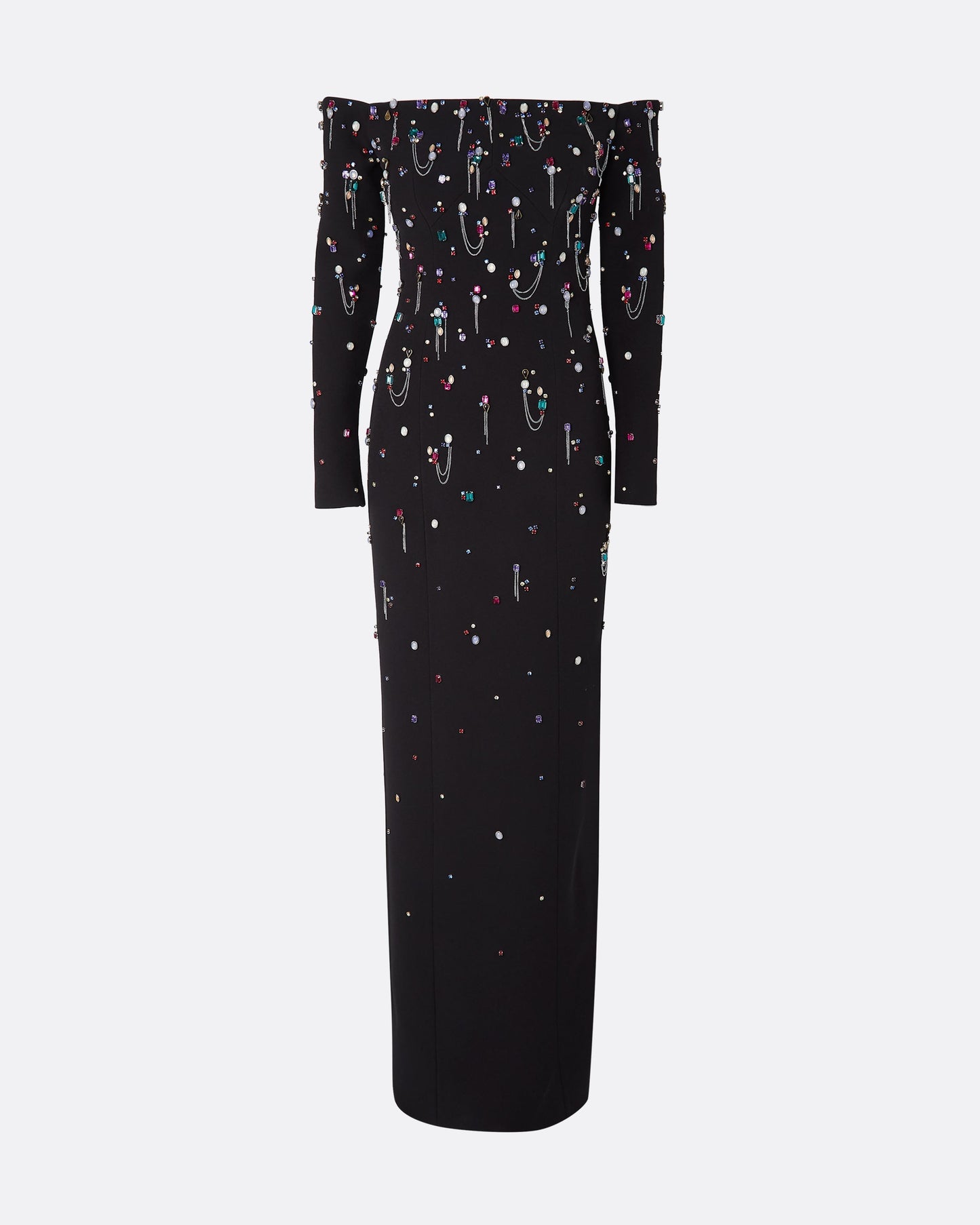 Gioia Black Long Dress