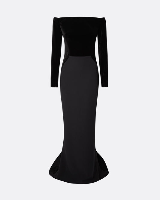 Pazienza Black Long Dress