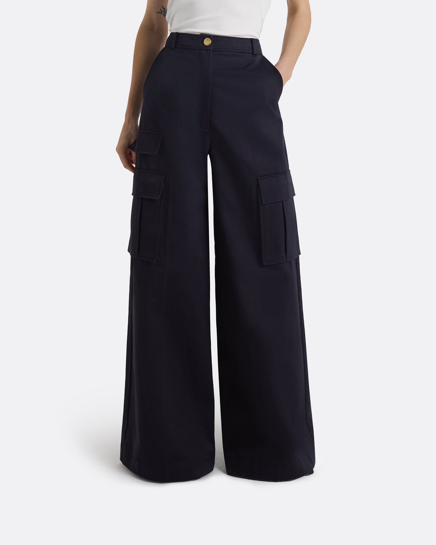 Paola Midnight Navy Trousers