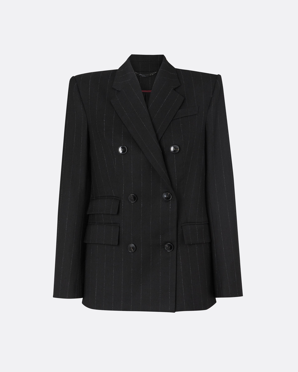 Ellan Black Pinstripe Jacket
