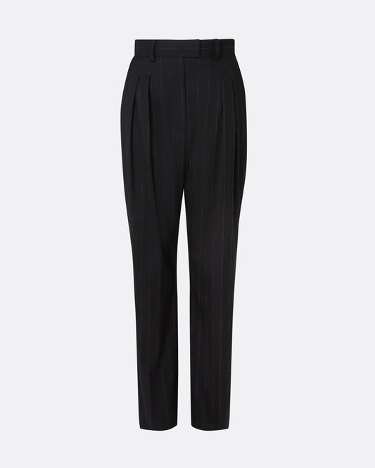 Ferna Black Pinstripe Trousers