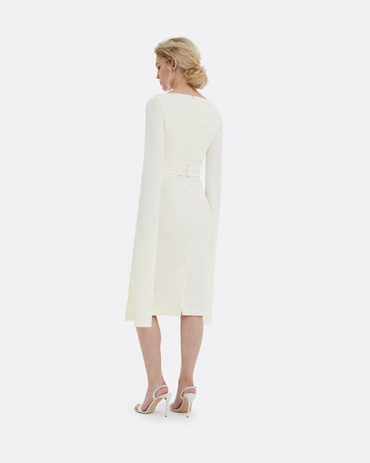Octavia Flower Bud Embroidered Midi Dress
