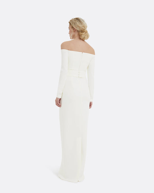 Sariel Ivory Long Dress