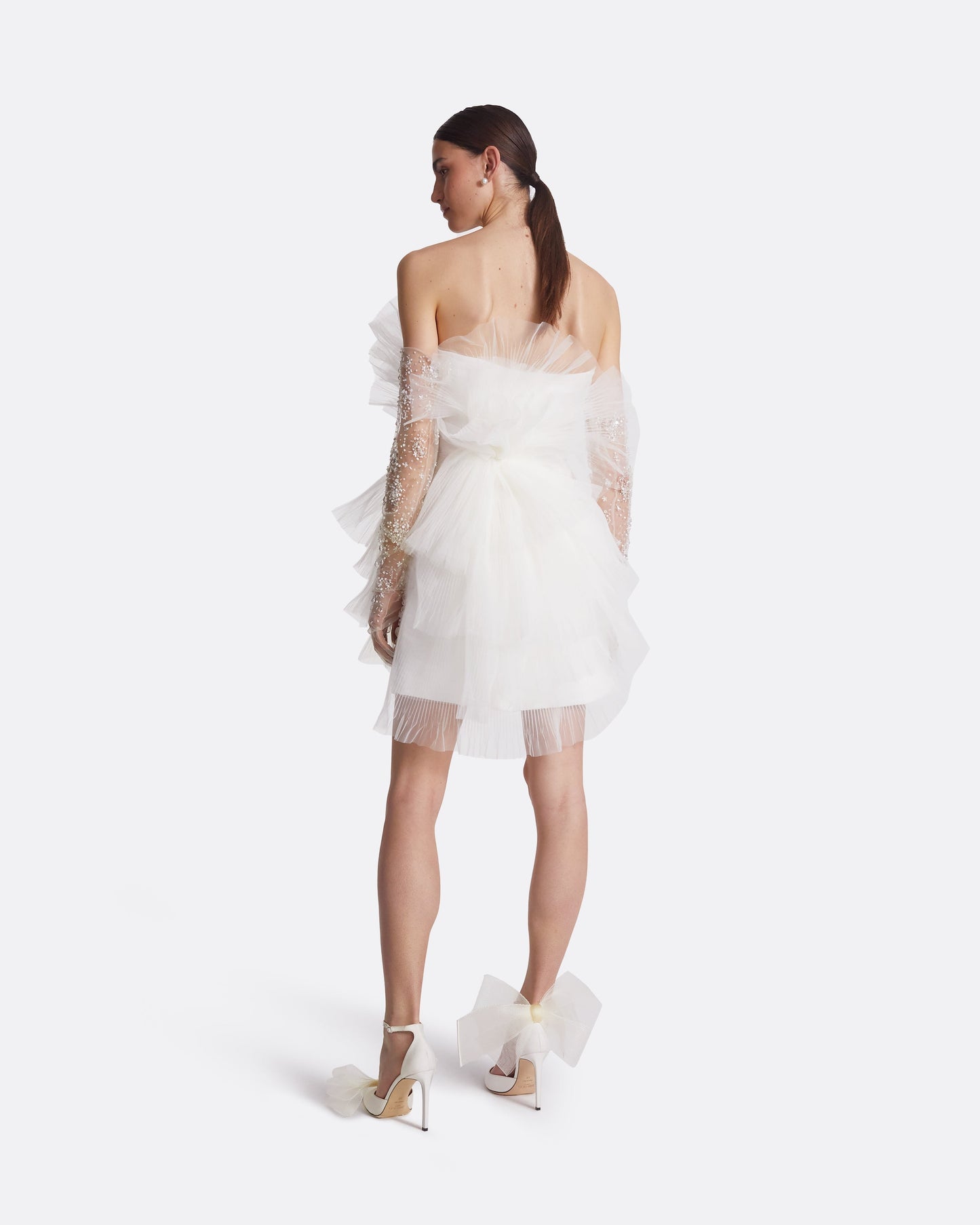 Tissy Ivory Short Dress