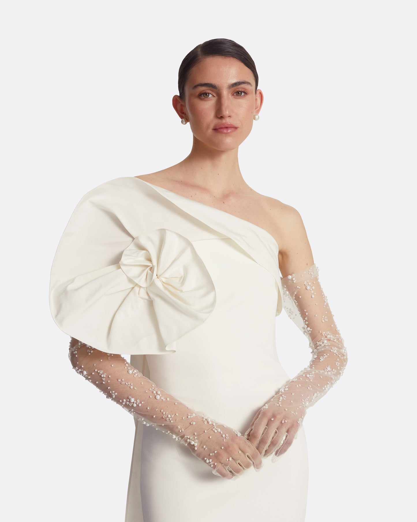 Briannie Ivory Long Dress