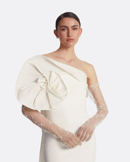 Briannie Ivory Long Dress