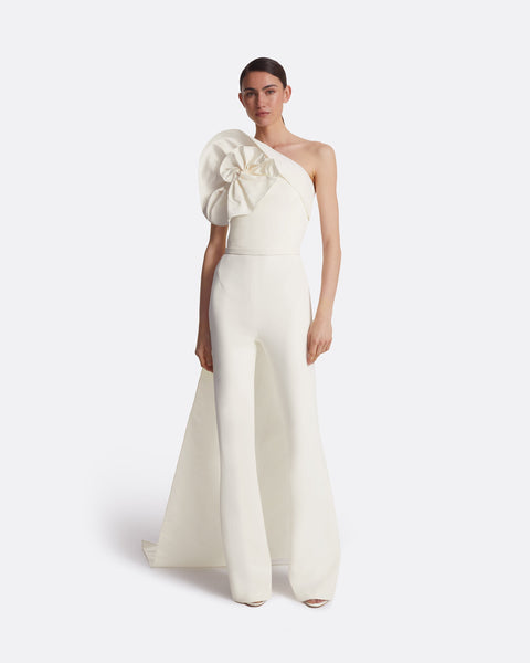 Omi Ivory Jumpsuit – Maison Safiyaa USA