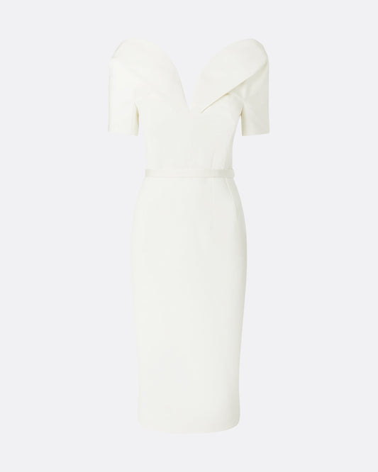 Kara Ivory Midi Dress