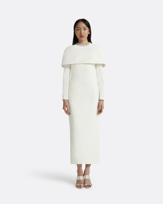 Gullu Ivory Embroidered Dress