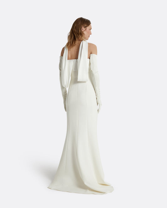 Roshana Ivory Long Dress