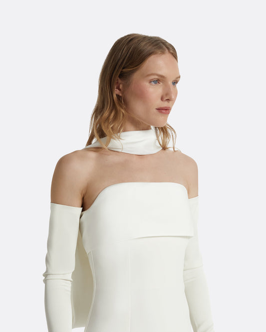 Roshana Ivory Long Dress