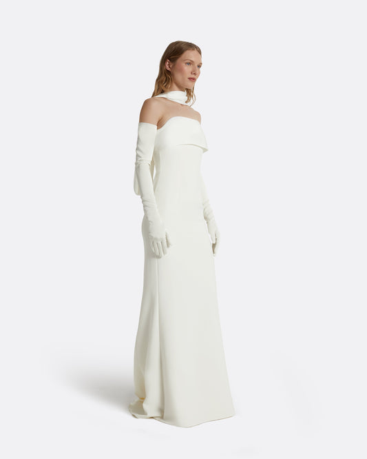 Roshana Ivory Long Dress