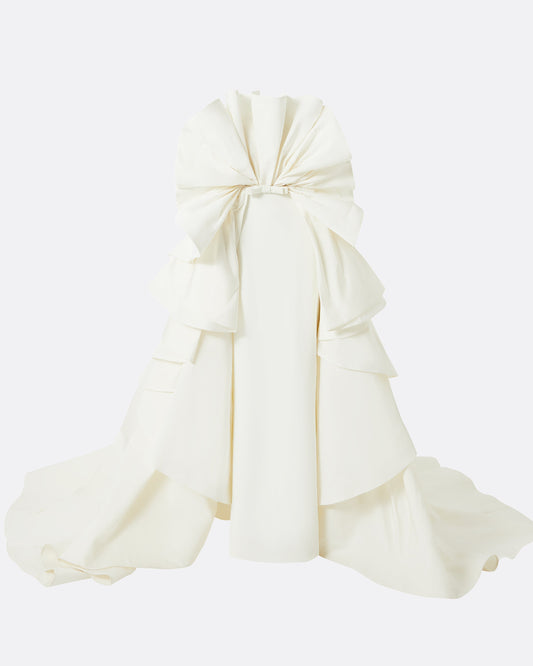 Elsie Ivory Long Dress