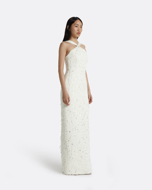 Elspeth Ivory Long Dress