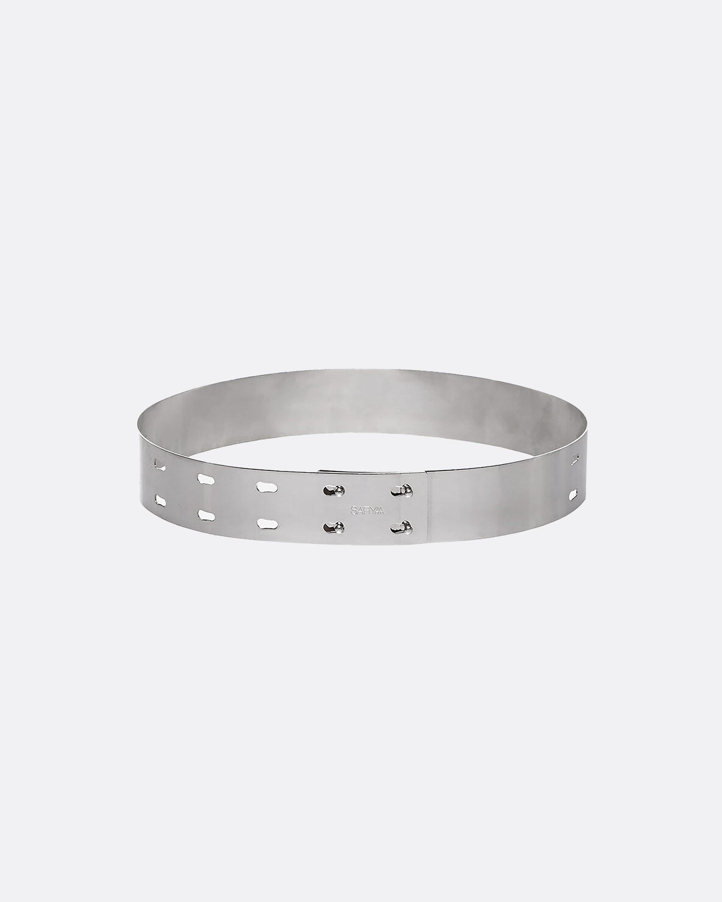 Ilaria Metal Waist Belt in Gunmetal