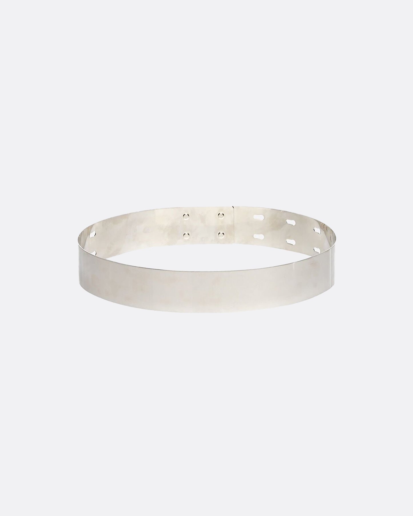Ilaria Metal Waist Belt in Silver
