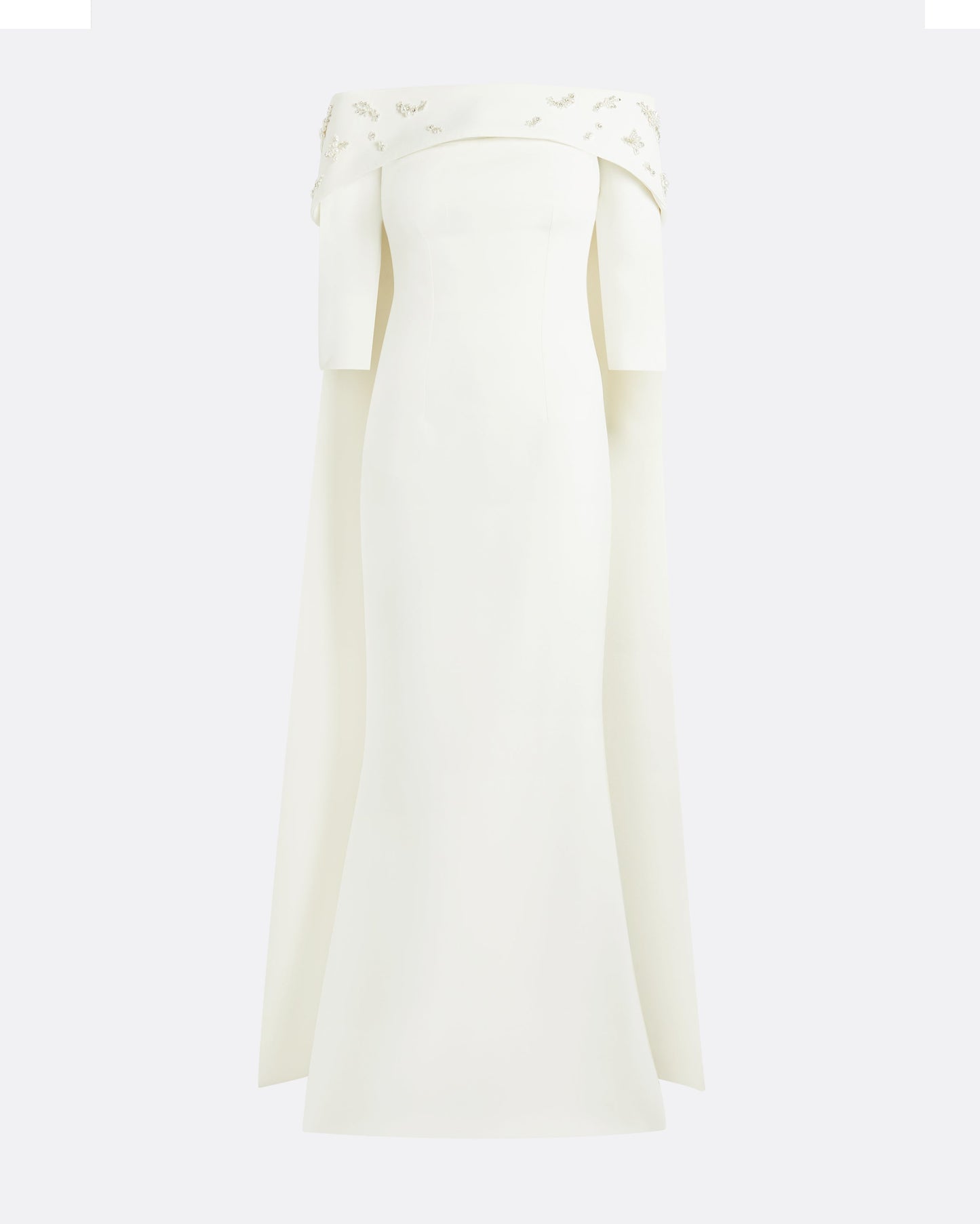 Bellara Pearl Floral Embroidered Ivory Harness & Soshin Dress