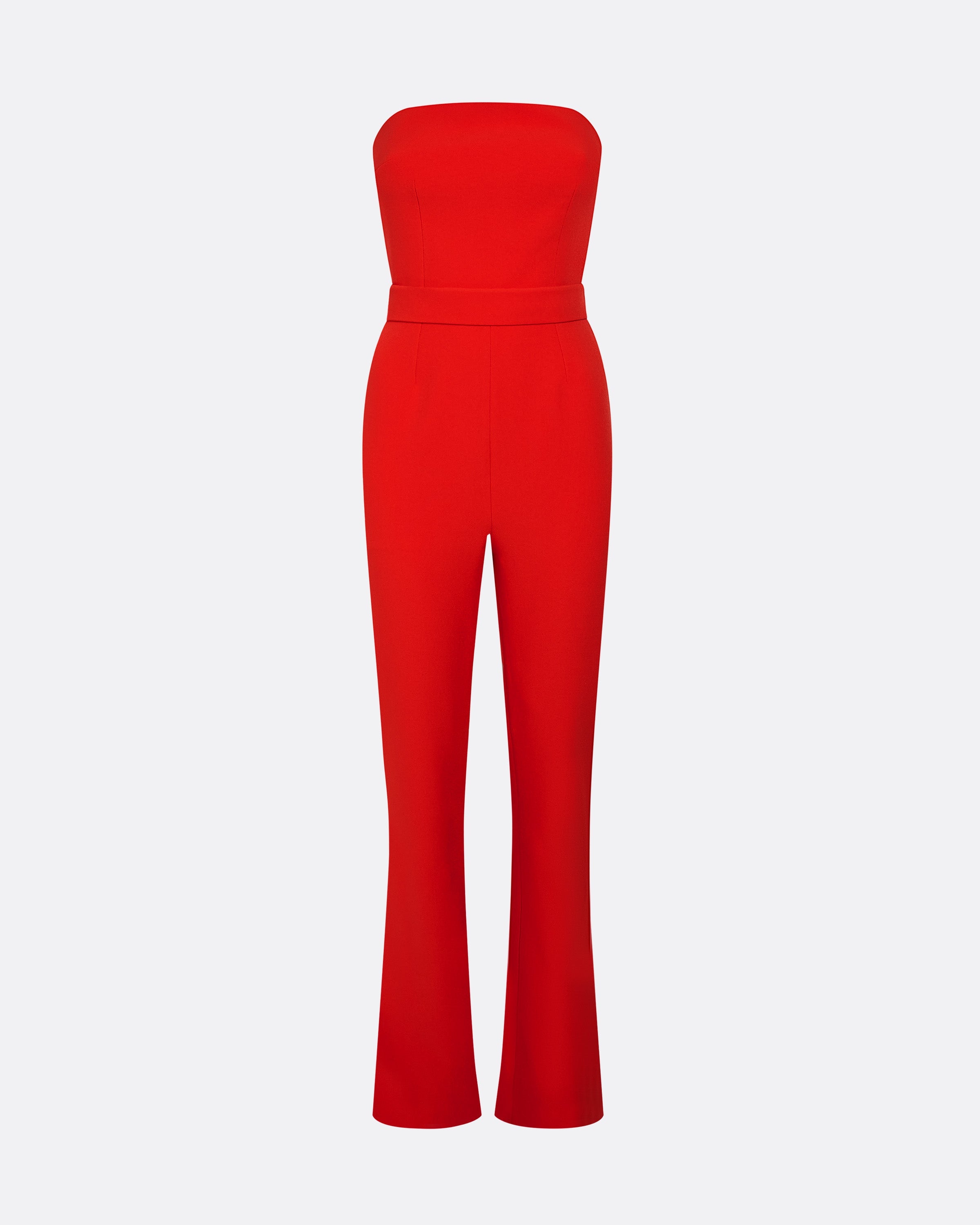 Jumpsuit red color shop