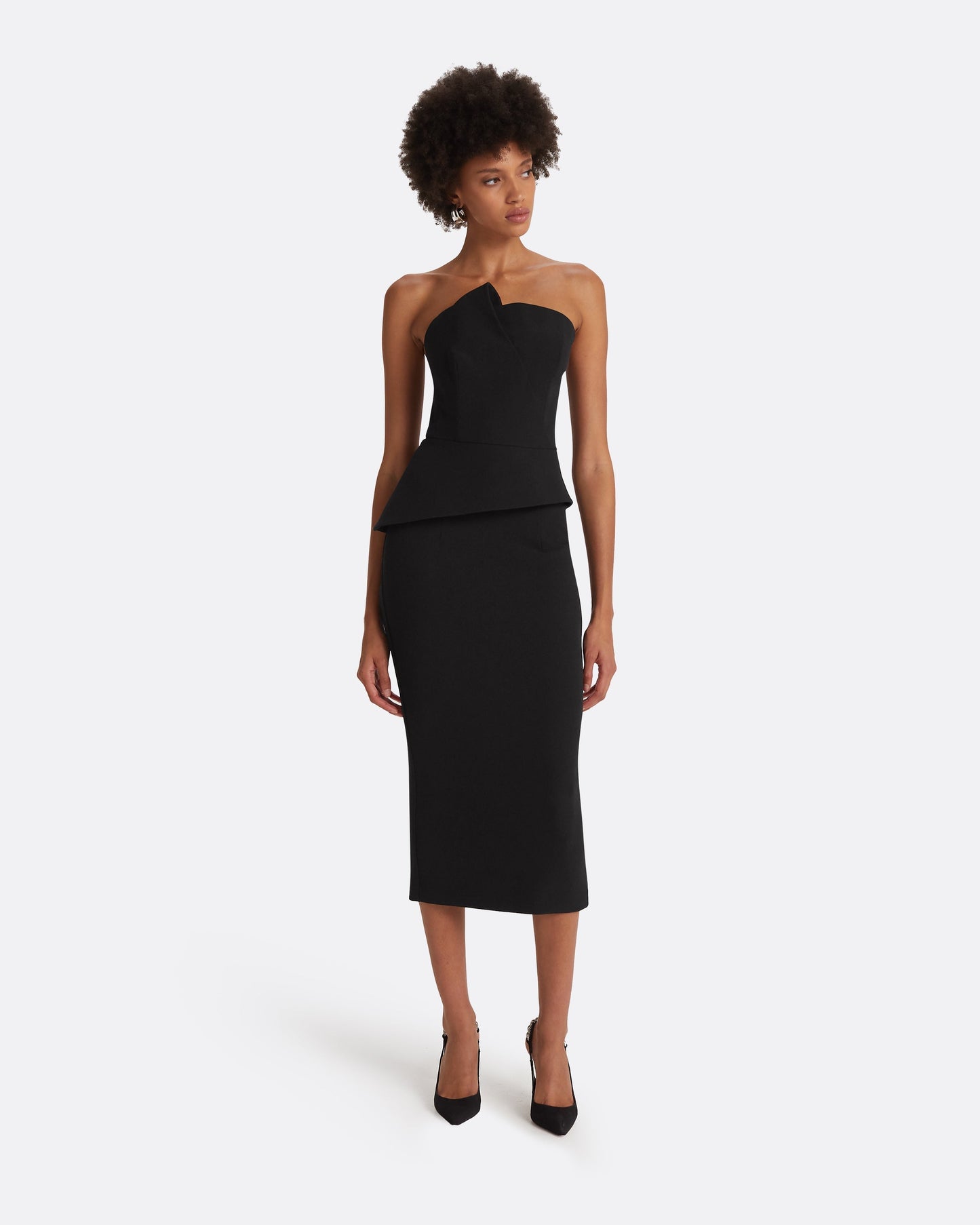 Delani Black Midi Dress