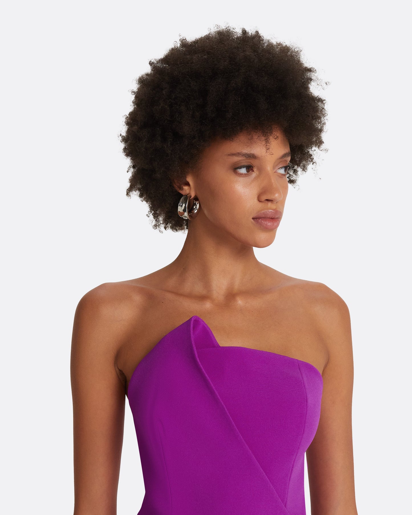 Delani Magenta Midi Dress