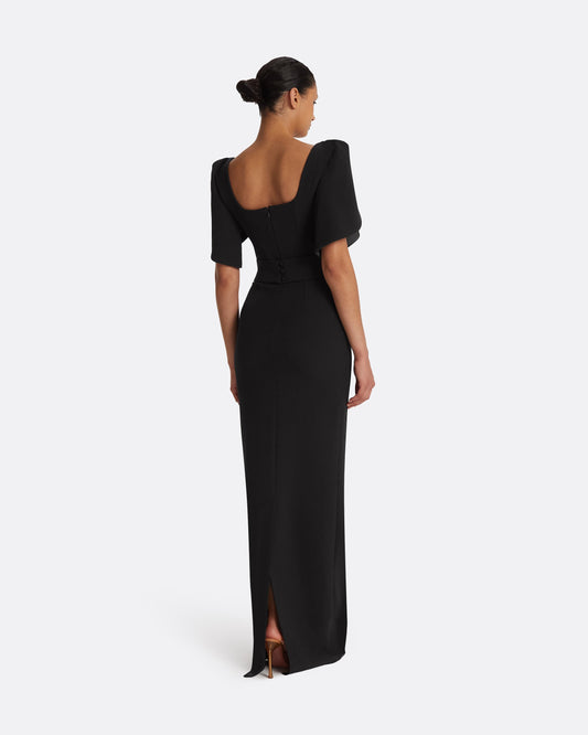 Dara Black Long Dress