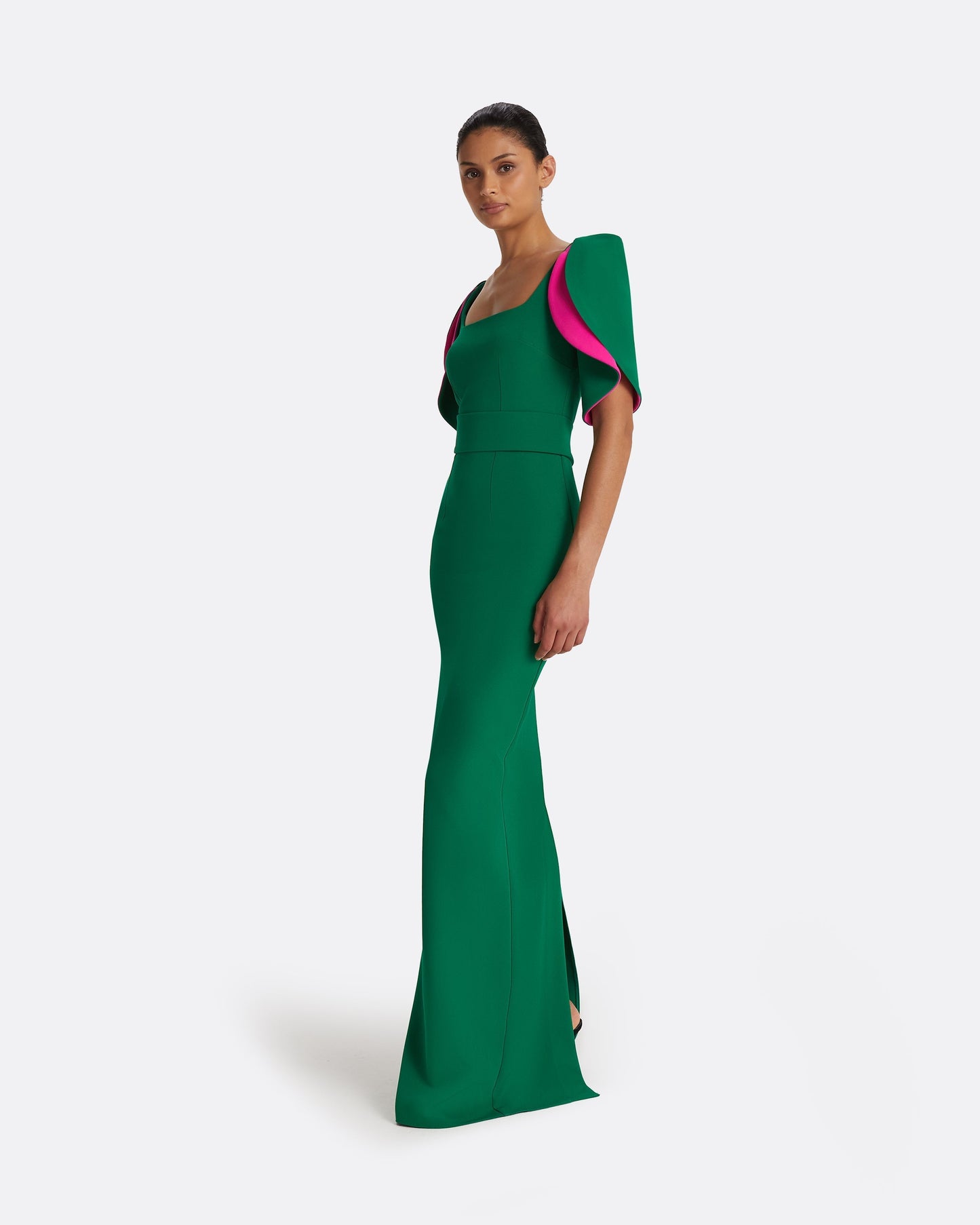 Dara Jewel Green Long Dress FR46 - US14